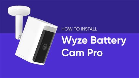 wyze camera battery mount kit